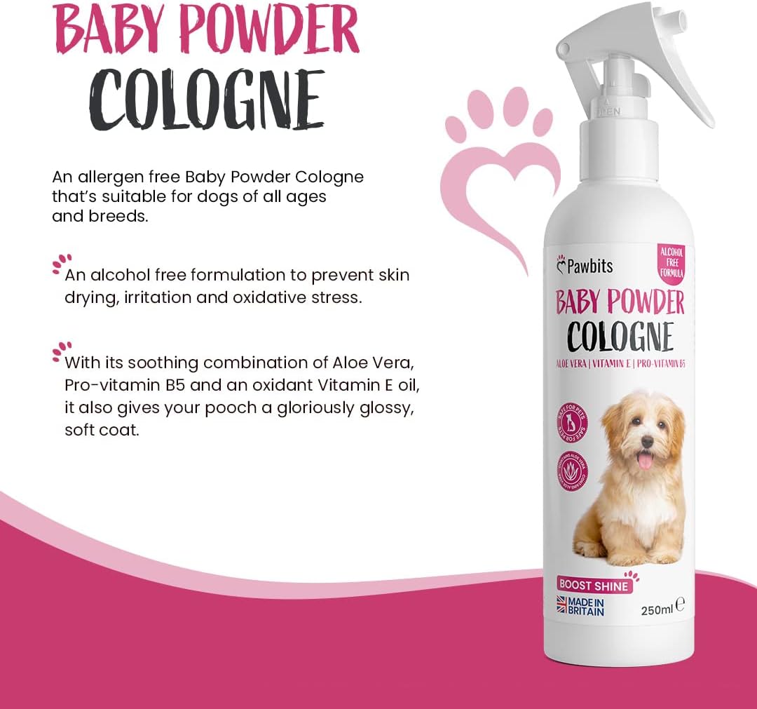 Baby Powder Cologne for Dogs, 250ml