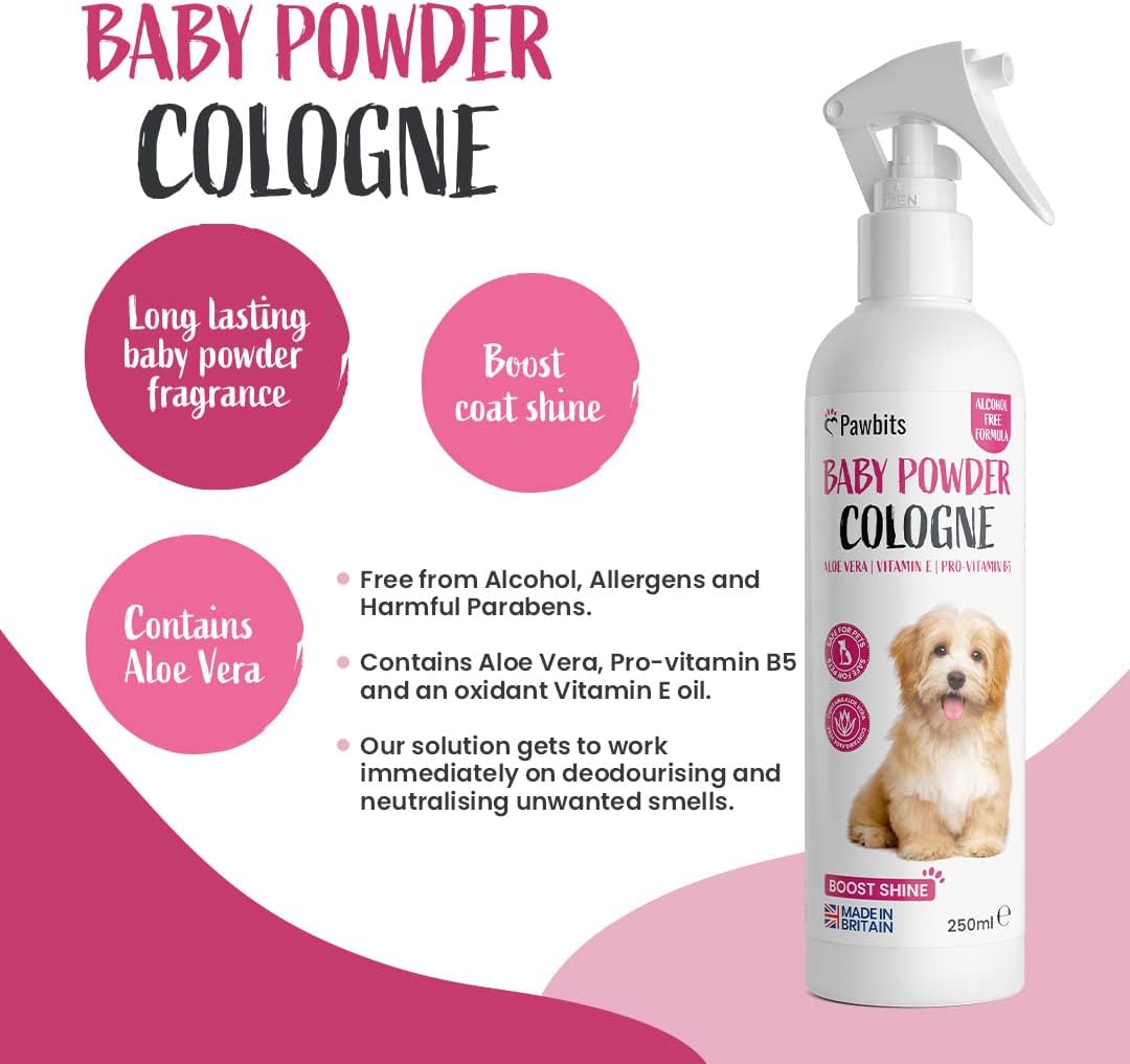 Baby Powder Cologne for Dogs, 250ml